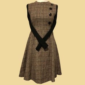 Plaid Flannel Winter Dress